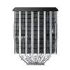 CPU jahuti Montech NX600 must, 120 mm ventilaatoriga