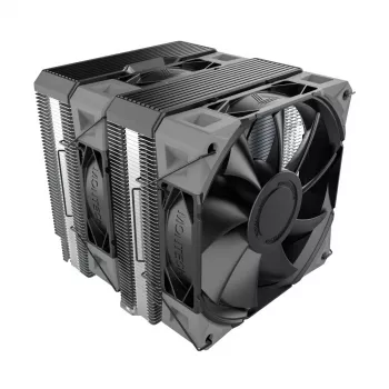 CPU jahuti Montech NX600 must, 120 mm ventilaatoriga