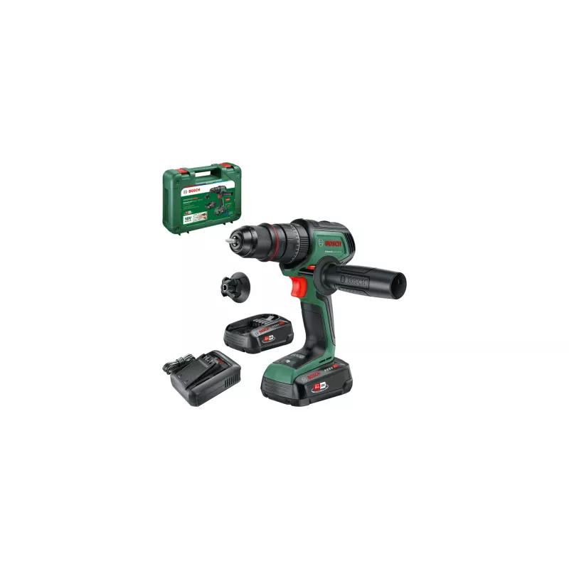 Bosch AdvancedImpact 18V-80 QuickSnap 1950 RPM võtmeta 890 g Must, Roheline