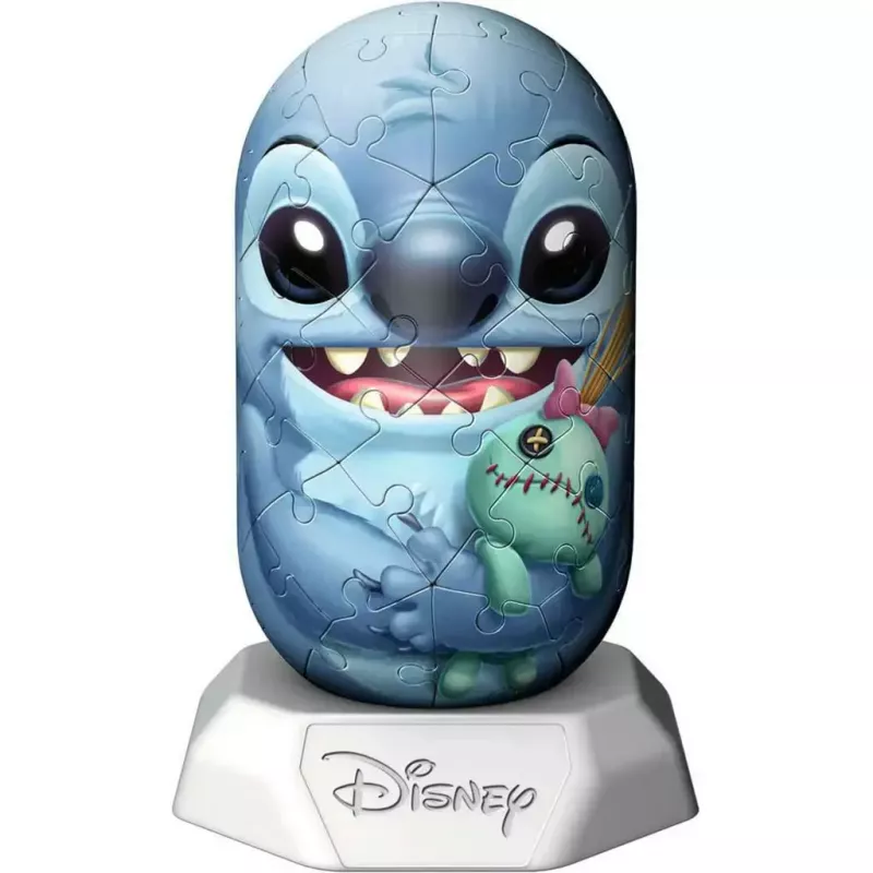 3D pusle Ravensburger Disney Stitch Hylkies — tegelasekujuline 3D kuju Ravensburgerilt