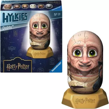 3D puzzle Ravensburger Hylkies Harry Potter Dobby, poroloonist klõpsatavad tükid, kokkupandav figuur