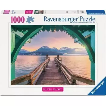 Pusle Ravensburger Jalgsild Lac d'Annecy juures, Prantsusmaa — 1000 tk, 700 mm laius