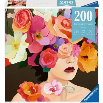Pusle Ravensburger Puzzle Moment - Roos, 200 tükki, standardsed papitükid