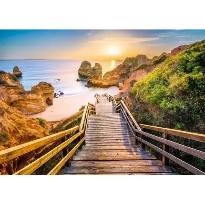 Pusle Ravensburger Stairway to Camilo Beach Portugal, 1000 tükki, 700 mm laius