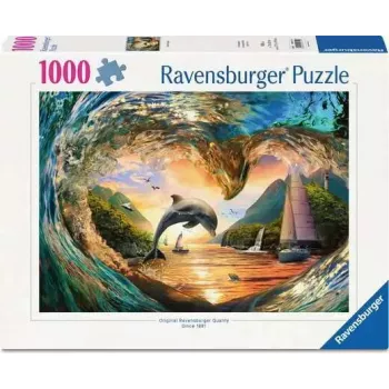 Pusle Ravensburger Sunset Splash, 1000 tk, horisontaalpaigutus, 700 mm lai
