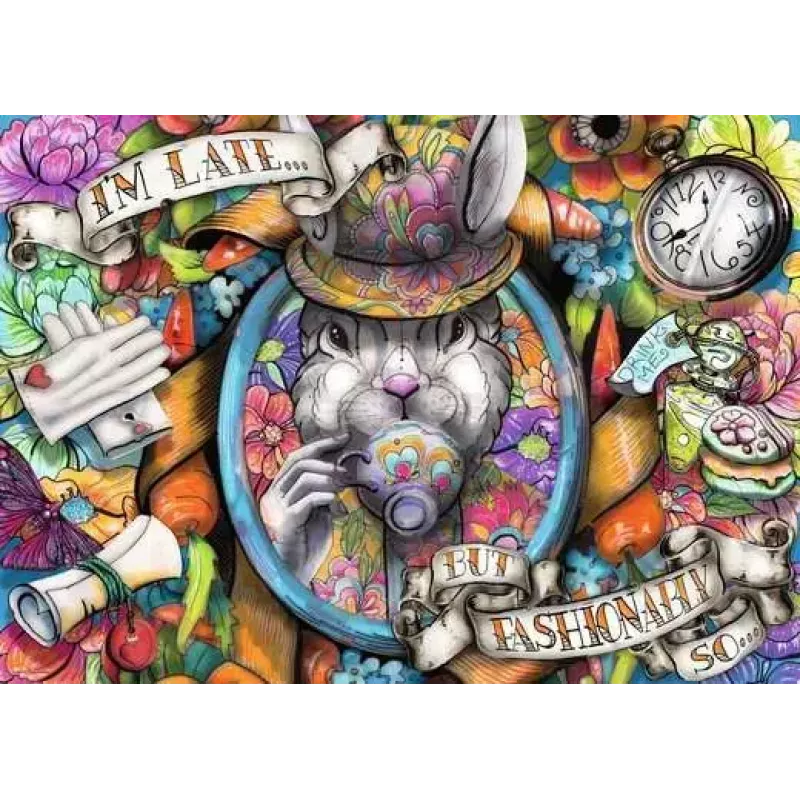 Pusle Ravensburger Fashionably Late — 1000 tk, Maastik, 700 × ? mm