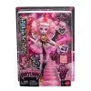 Nukk MATTEL Monster High Scary Sweet Birthday Cupid Asteria – kogumisväärne moenukk, liigestatud, temaatiline riietus