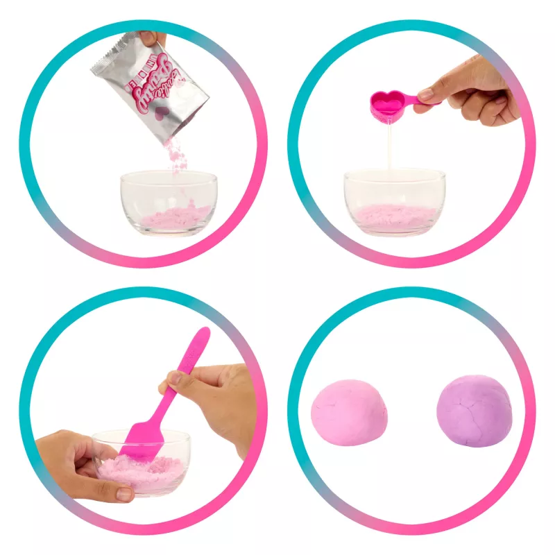 Barbie Party Unboxed Pet Birthday Series nukk ja tarvikud, Birthday Bows komplekt 10 üllatusega