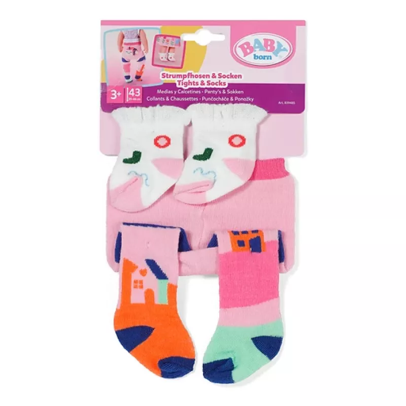 BABY born Tights & Socks 2 assorted 43cm nukk tights