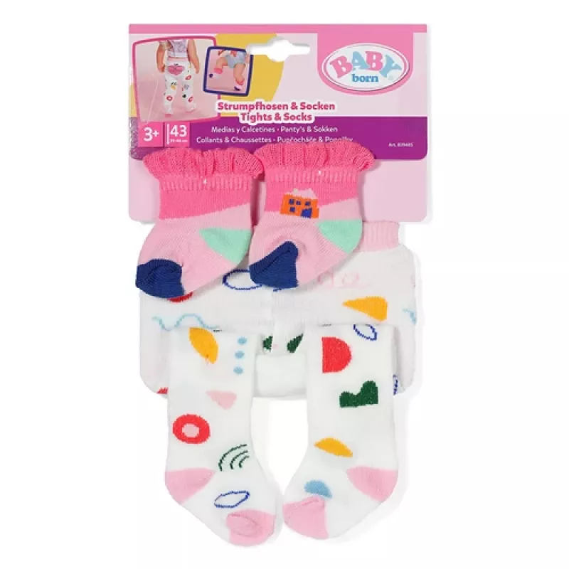 BABY born Tights & Socks 2 assorted 43cm nukk tights