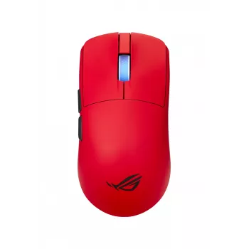 ASUS ROG Harpe II Ace RED hiir Mängimine Paremakäeline RF-juhtmevaba + Bluetooth + USB Type-A Optiline 42000 DPI
