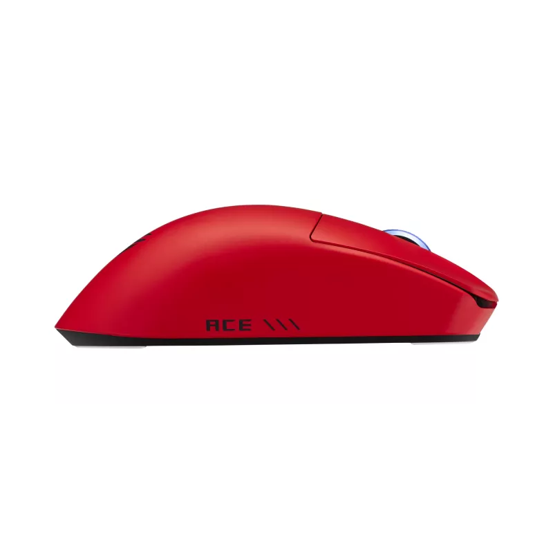 ASUS ROG Harpe II Ace RED hiir Mängimine Paremakäeline RF-juhtmevaba + Bluetooth + USB Type-A Optiline 42000 DPI