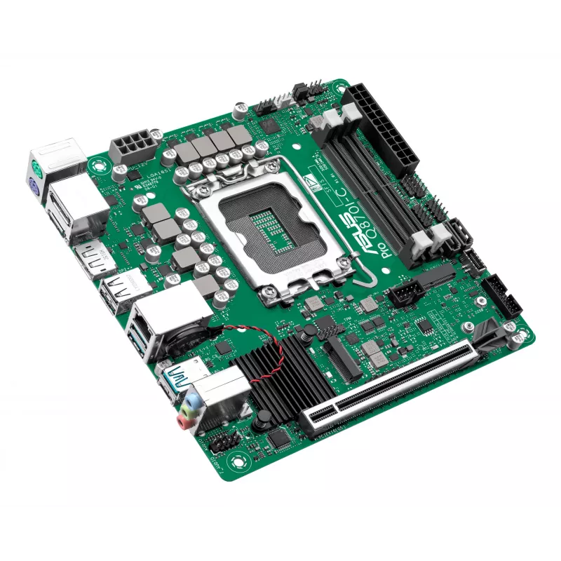 Mini ITX emaplaat ASUS PRO Q870I-C-CSM LGA 1851, Intel Q870, DDR5 SO‑DIMM, 2 pesa, kuni 128 GB