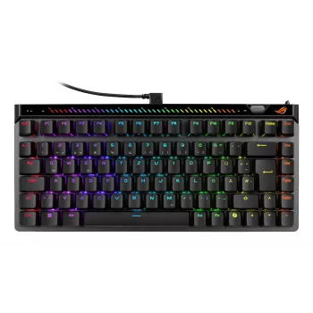 Mehaaniline mänguriklaviatuur ASUS ROG Falchion Ace 75% — USB, magnet-mehaanilised lülitid, RGB, must