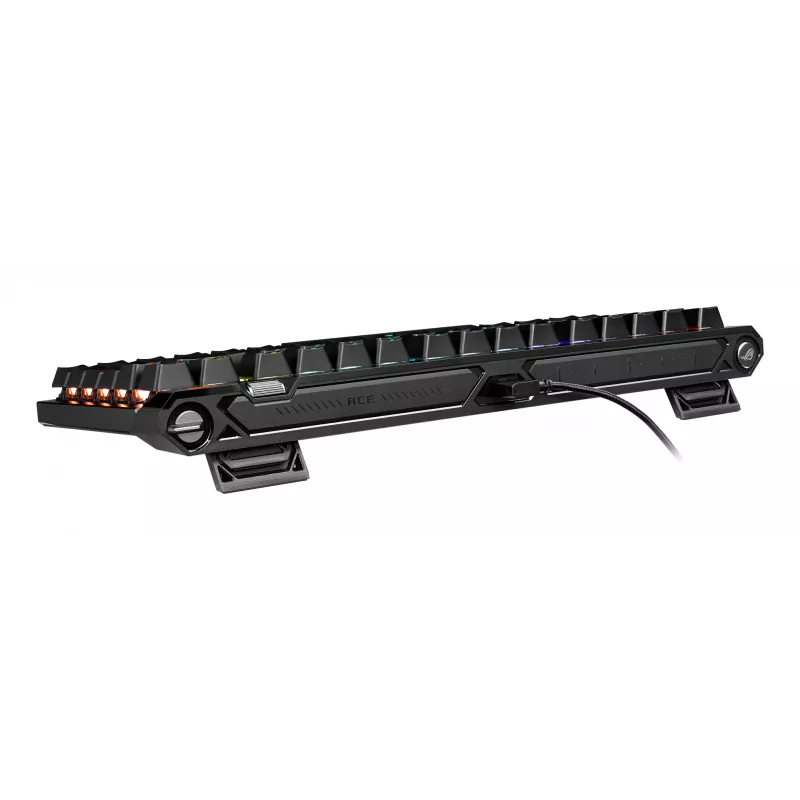 Mehaaniline mänguriklaviatuur ASUS ROG Falchion Ace 75% — USB, magnet-mehaanilised lülitid, RGB, must