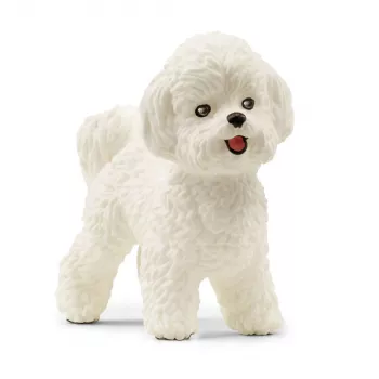 schleich Bichon Frise, 3 a, Koerad, Taluloomad / talumänguasjad, Valge, Plastik