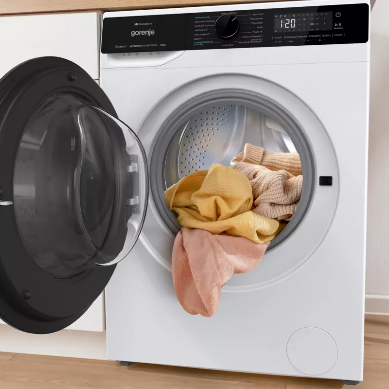 Gorenje WD2PA854ADW/DE pesumasin-kuivati Eraldiseisev Eestlaetav Valge