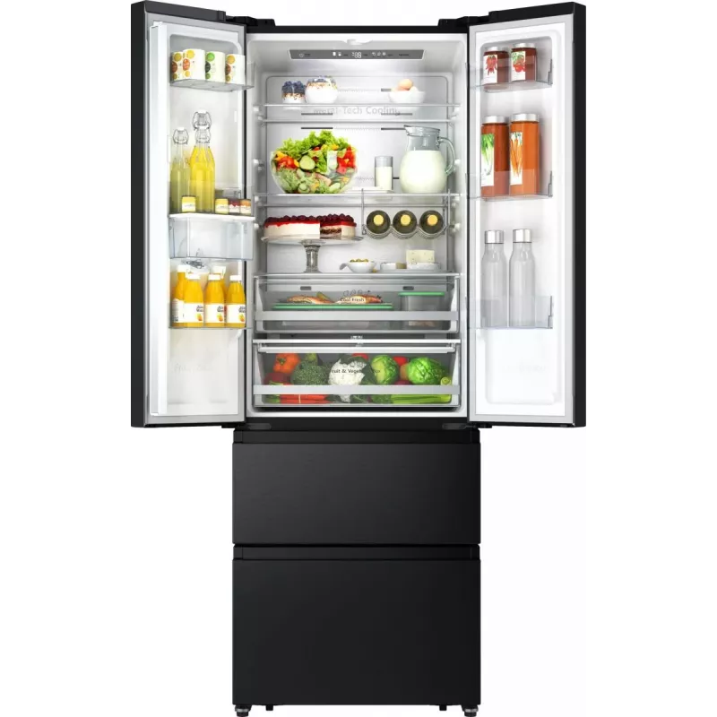 Hisense RF632N4WFE külmik-sügavkülmik külg-külje kõrval Eraldiseisev 485 L Must