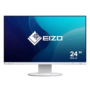 Arvutimonitor EIZO FlexScan EV2400R-WT — 23,8 tolli (60,5 cm) Full HD IPS, 1920×1080, 5 ms, USB-jaotur, kõlarid, kõrgusreguleeritav, VESA, valge
