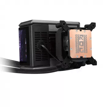 Vedelikjahutussüsteem ASUS ROG RYUO IV 360 ARGB — 360 mm radiaator, 120 mm ventilaatorid, Must