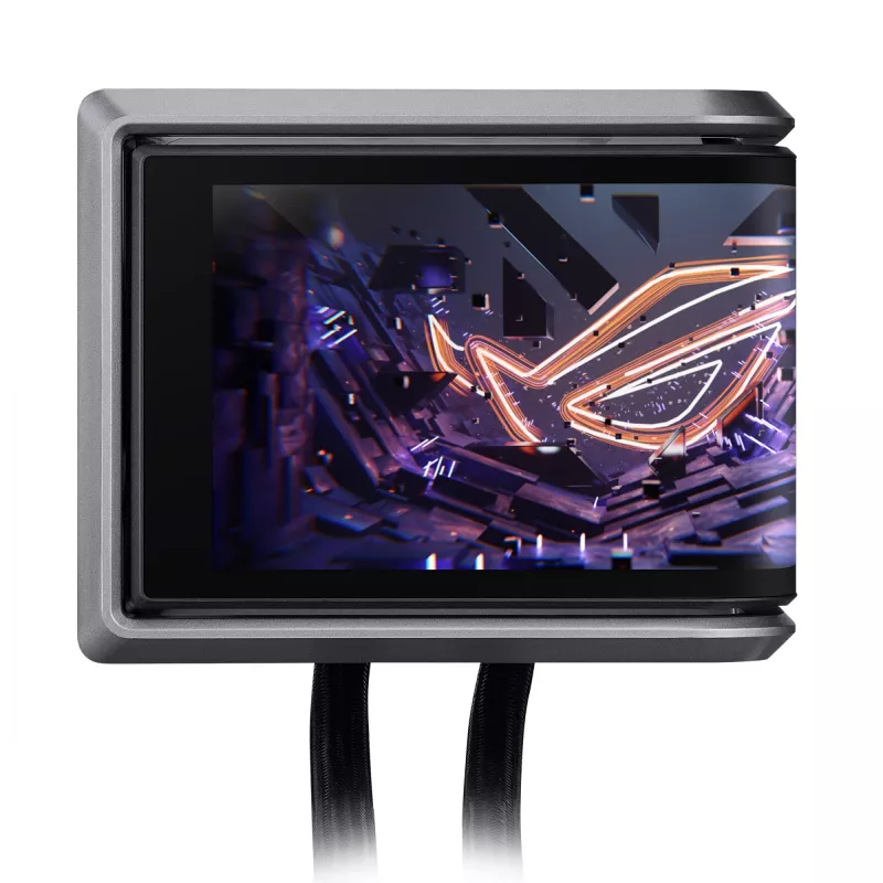 Vedelikjahutussüsteem ASUS ROG RYUO IV 360 ARGB — 360 mm radiaator, 120 mm ventilaatorid, Must