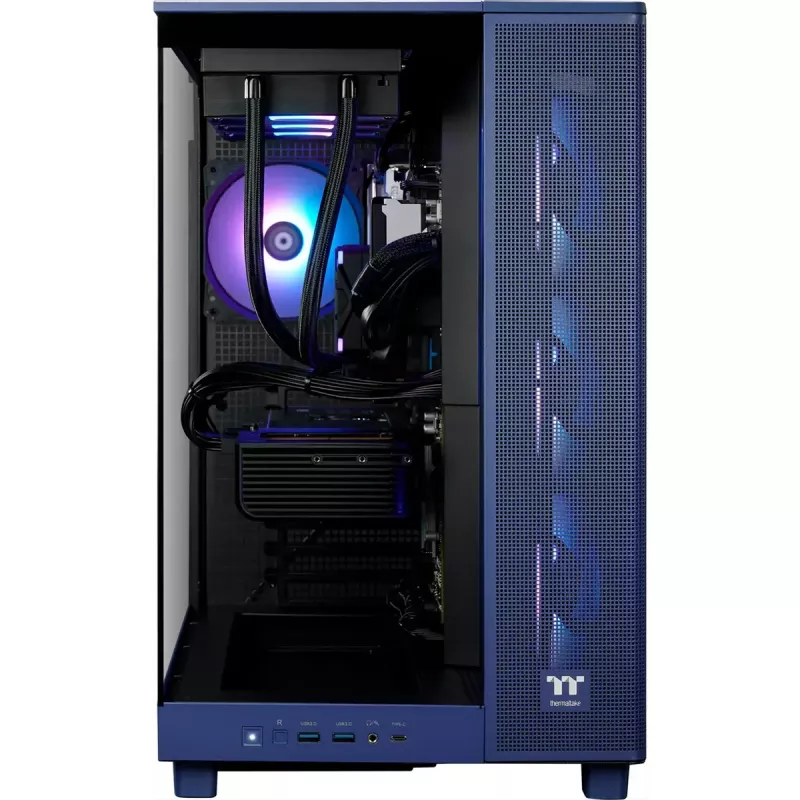 Lauaarvuti mänguritele THERMALTAKE FTW V380XL 9070XT lilla/läbipaistev operatsioonisüsteemiga Windows 11 Pro