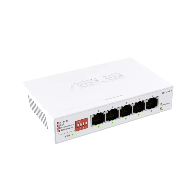 ASUS QG-U1050 haldamata 2.5G Ethernet (100/1000/2500) valge