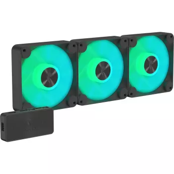 APNX 120 mm korpuseventilaatorid 3-pack (must) — APNX FP1-120, 3 ventilaatorit