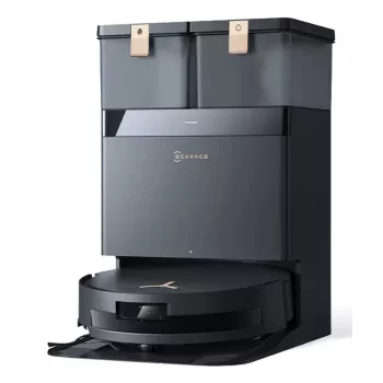 Robot vacuum Ecovacs Deebot T50 MAX PRO OMNI Gen2 — 3000Pa imemisvõimsus, 180 min tööaeg, must
