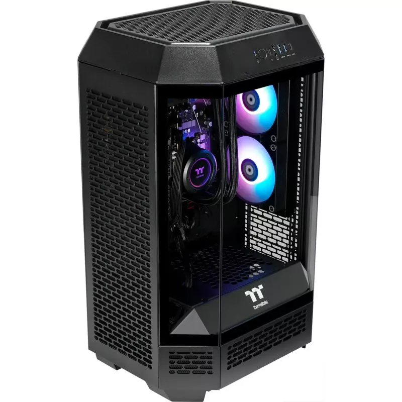 Lauaarvuti THERMALTAKE FTW T300 5060 must/läbipaistev, Windows 11 Pro