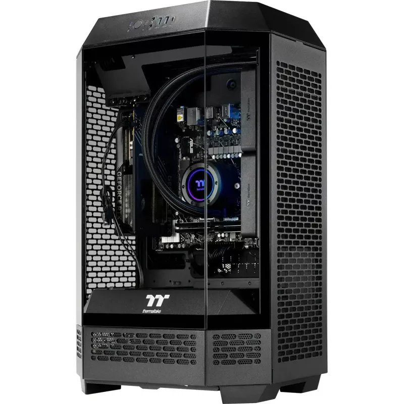 Lauaarvuti THERMALTAKE FTW T300 5060 must/läbipaistev, Windows 11 Pro