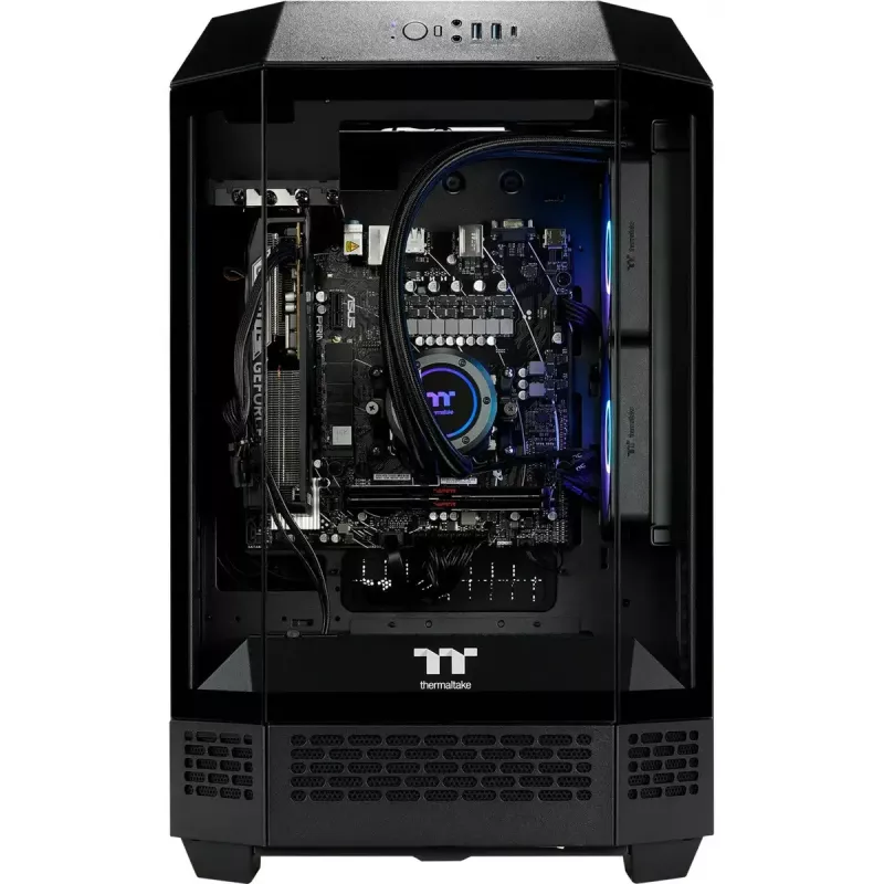 Lauaarvuti THERMALTAKE FTW T300 5060 must/läbipaistev, Windows 11 Pro