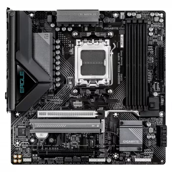 Emaplaat GIGABYTE B850M EAGLE WIFI7 — Micro ATX, Socket AM5, AMD B850, DDR5 kuni 8200MHz (O.C.), 4 DIMM, PCIe 5.0, Wi‑Fi 7, 2.5 GbE