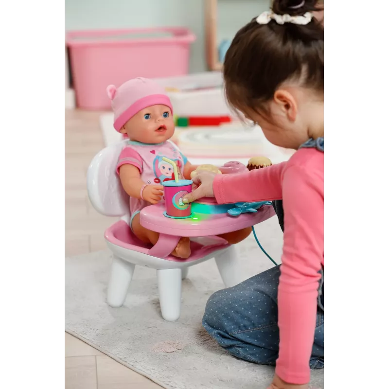 BABY born lõunasöögilaud, Nukulaud, 3 a, Vaja patareisid, Heliefektid, Valgusefektid