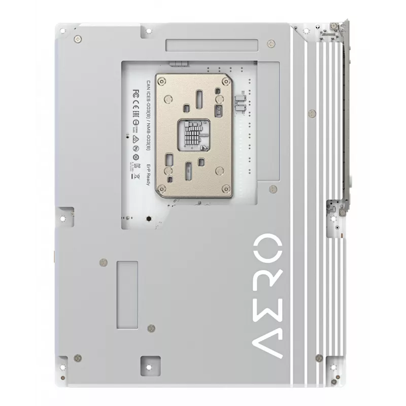 GIGABYTE X870E AERO X3D WOOD emaplaat – toetab AMD Ryzen 9000 protsessoreid, 16+2+2 faasiline digitaalne VRM, kuni 9000 Hz DDR5 (OC), 2xPCIe 5.0 + 2xPCIe 4.0, Wi-Fi 7, 5GbE LAN, USB 4