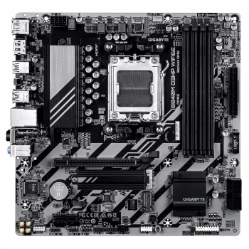 GIGABYTE B840M D3HP WIFI6E Micro ATX emaplaat — AMD Socket AM5, B840, 4x DDR5 kuni 8200MHz OC, 2x PCIe 4.0 M.2, Wi‑Fi 6E, 1GbE