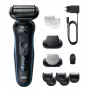 Fooliumpardel BRAUN Series 5 52-B1650S — 3-terane, liitiumioonaku, märg ja kuiv raseerimine, trimmer, sinine