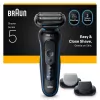 Fooliumpardel BRAUN Series 5 52-B1650S — 3-terane, liitiumioonaku, märg ja kuiv raseerimine, trimmer, sinine