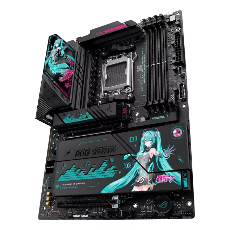 Emaplaat ASUS ROG STRIX X870E-H GAMING MIKU WIFI7 ATX AM5 pesale, DDR5 tugi