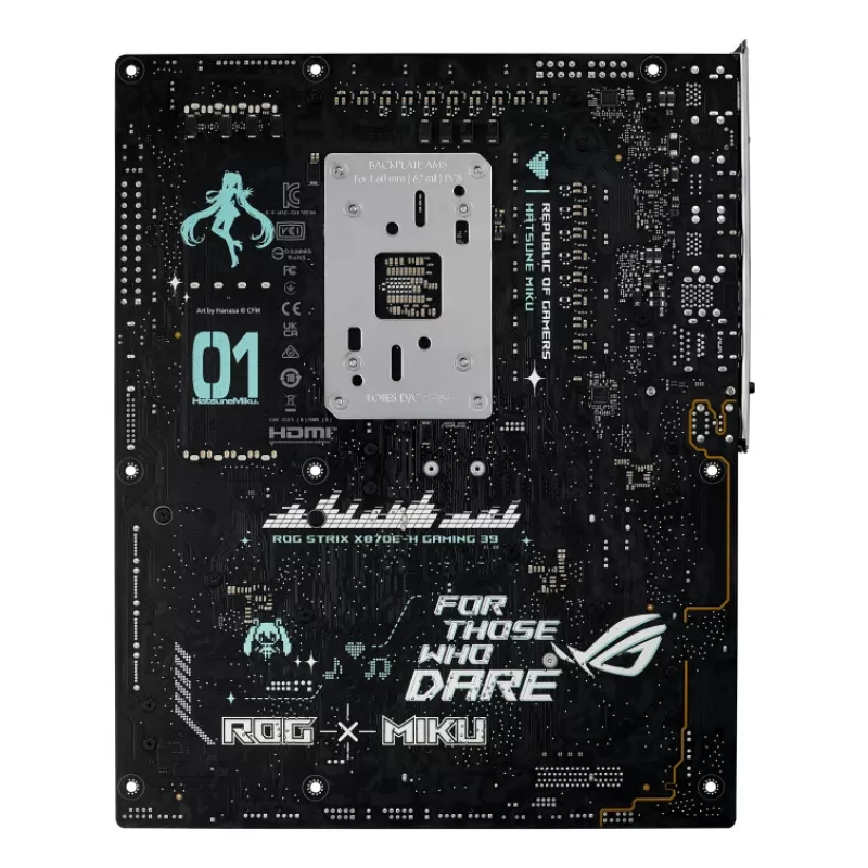 Emaplaat ASUS ROG STRIX X870E-H GAMING MIKU WIFI7 ATX AM5 pesale, DDR5 tugi