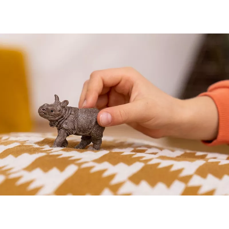 schleich WILD LIFE India ninasarviku beebi, 3 a, Safari, Metsloomad / seiklusmänguasjad, Hall, Plastik