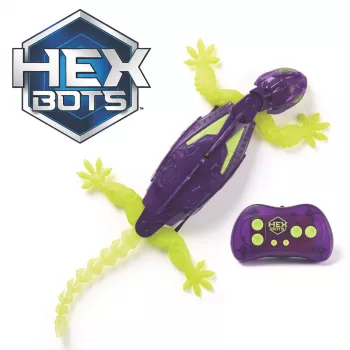 HEX BOTS pimedas helendav geko, laetav kaugjuhtimisega robot-lastemänguasi, ronib mööda seinu üles, vembumänguasjad ja mängud, RC-robot poistele ja tüdrukutele alates 4. eluaastast