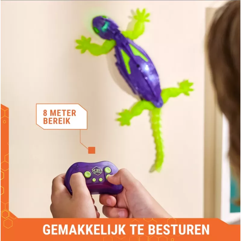 HEX BOTS pimedas helendav geko, laetav kaugjuhtimisega robot-lastemänguasi, ronib mööda seinu üles, vembumänguasjad ja mängud, RC-robot poistele ja tüdrukutele alates 4. eluaastast