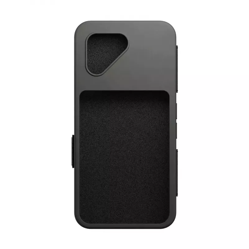 Flip-ümbris Fairphone F6FLIP-1ZW-WW1 Fairphone 6-le, klappkate 16 cm (6,31 tolli) ekraanile, plastik, must
