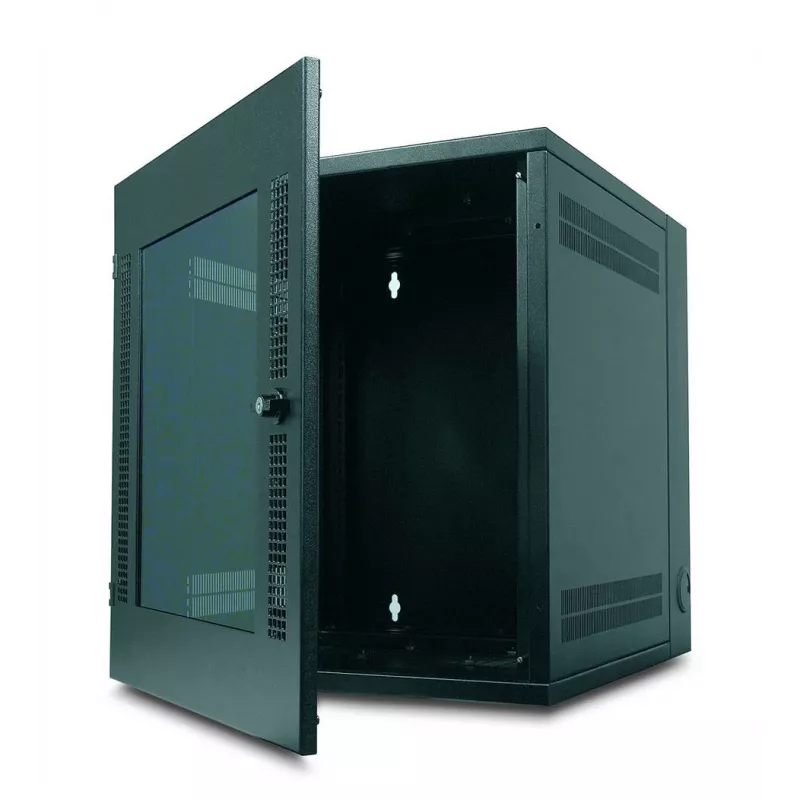 APC NetShelter 13U seinakinnitusega rack-kapp klaasuksega, topelthingedega serveri sügavus