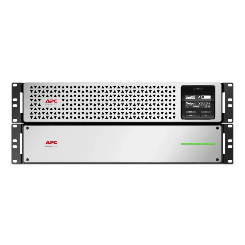 APC Smart-UPS On-Line, 3kVA, liitiumioonaku, Rackmount 4U, 230V, 6x C13+2x C19 IEC pistikupesa, SmartSlot, pikendatud tööaeg, siinide komplekt kaasas