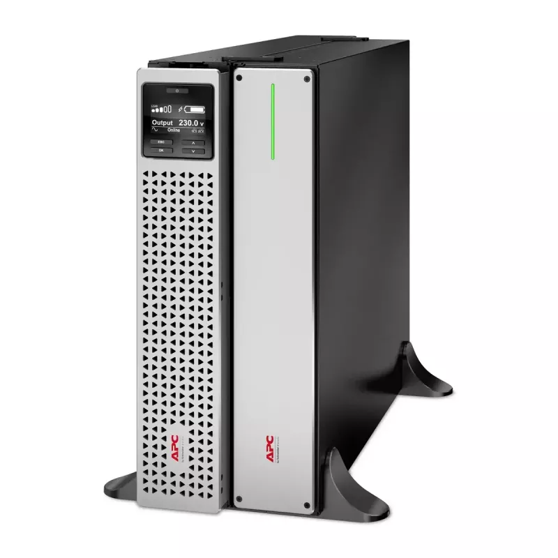 APC Smart-UPS On-Line, 3kVA, liitiumioonaku, Rackmount 4U, 230V, 6x C13+2x C19 IEC pistikupesa, SmartSlot, pikendatud tööaeg, siinide komplekt kaasas