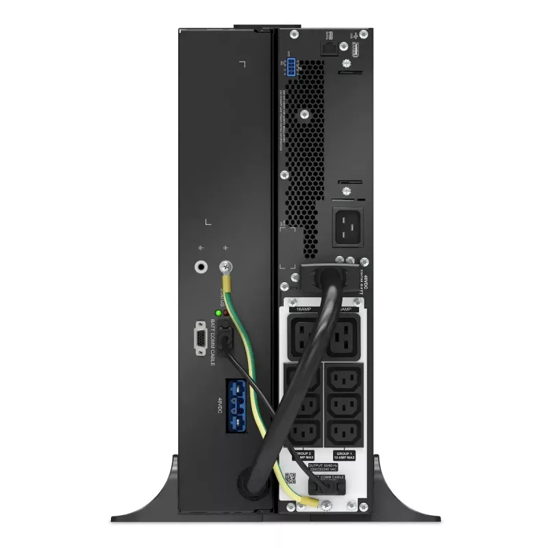 APC Smart-UPS On-Line, 3kVA, liitiumioonaku, Rackmount 4U, 230V, 6x C13+2x C19 IEC pistikupesa, SmartSlot, pikendatud tööaeg, siinide komplekt kaasas