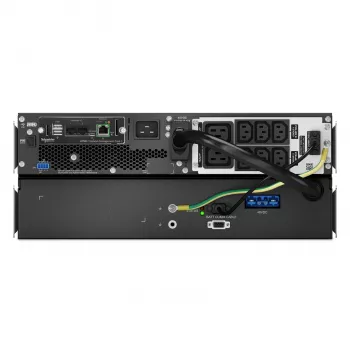 APC Smart-UPS On-Line, 2200VA, liitiumioon, rackmonteeritav 4U, 230V, 6x C13+2x C19 IEC pistikupesa, võrgukaart, pikendatud pikk tööaeg, siinikomplekt kaasas