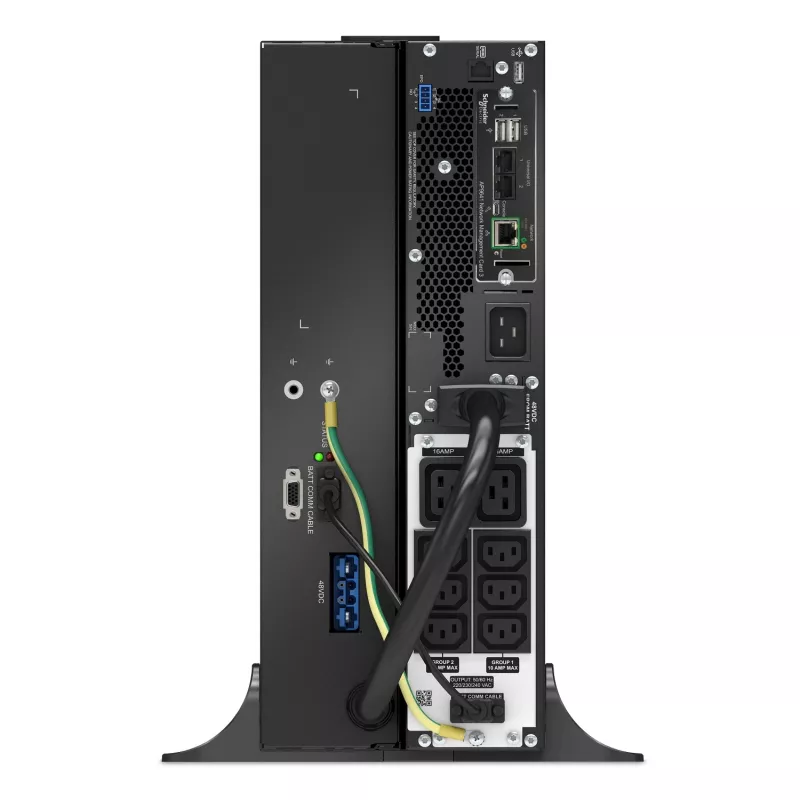 APC Smart-UPS On-Line, 2200VA, liitiumioon, rackmonteeritav 4U, 230V, 6x C13+2x C19 IEC pistikupesa, võrgukaart, pikendatud pikk tööaeg, siinikomplekt kaasas